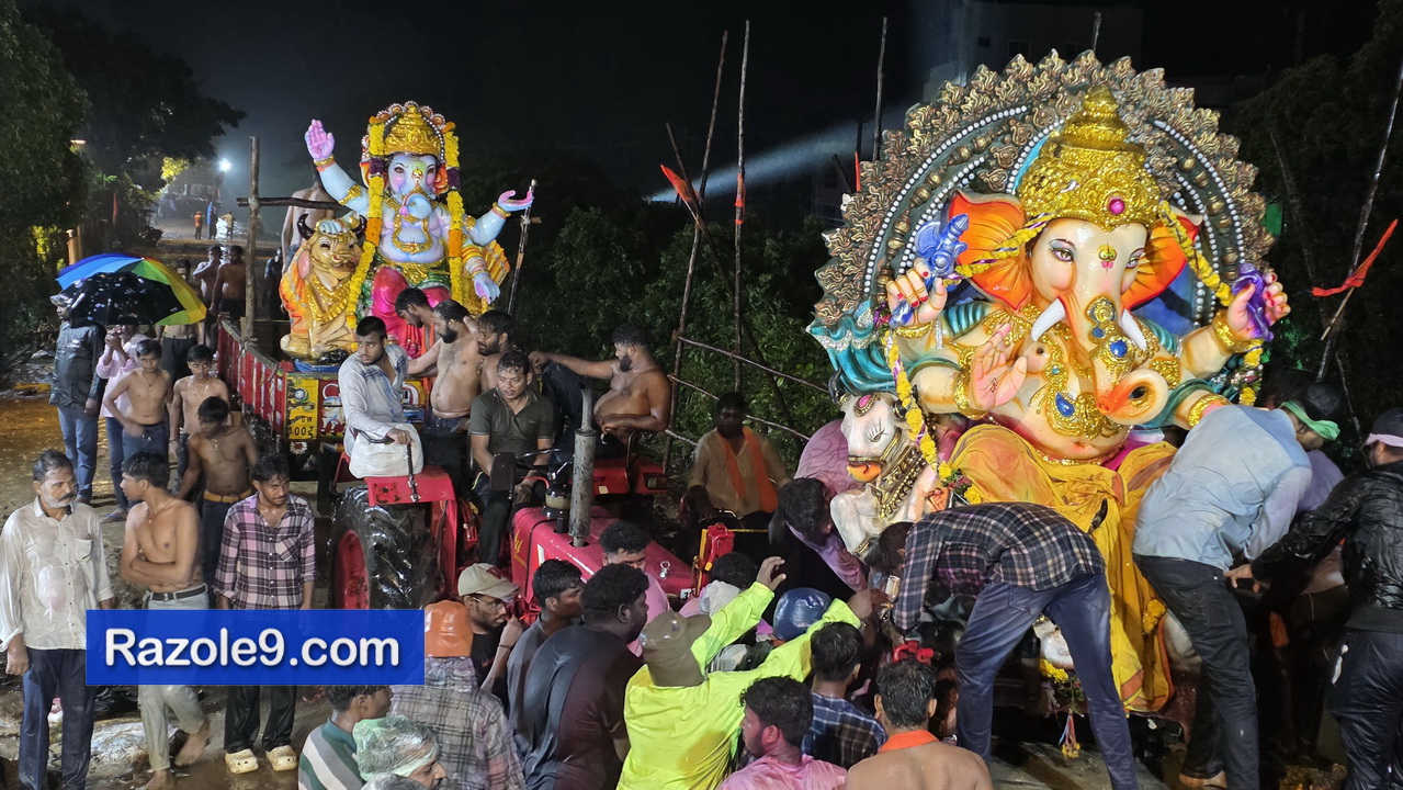Razole Taluka Ganesh Nimajjanam